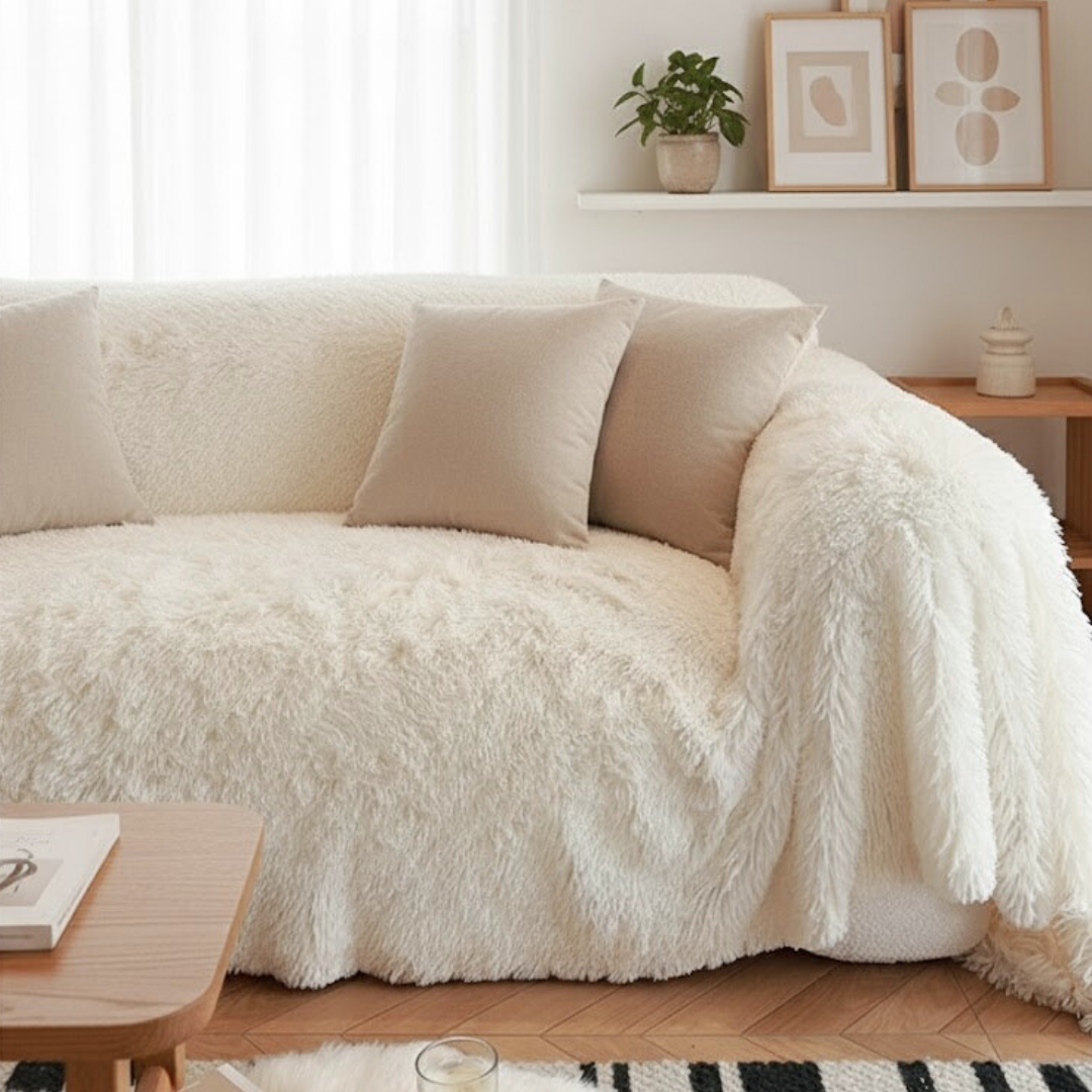 ノルディックフラッフィーソファカバー