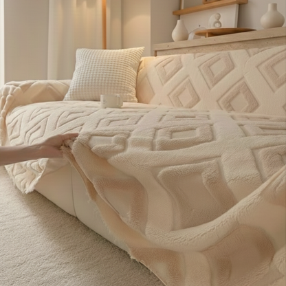 ダイヤリリーフフォルムソファカバー