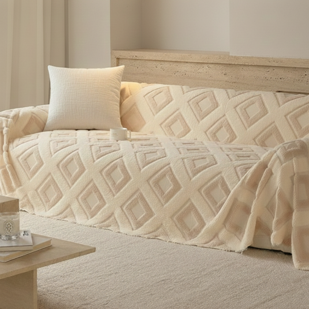 ダイヤリリーフフォルムソファカバー