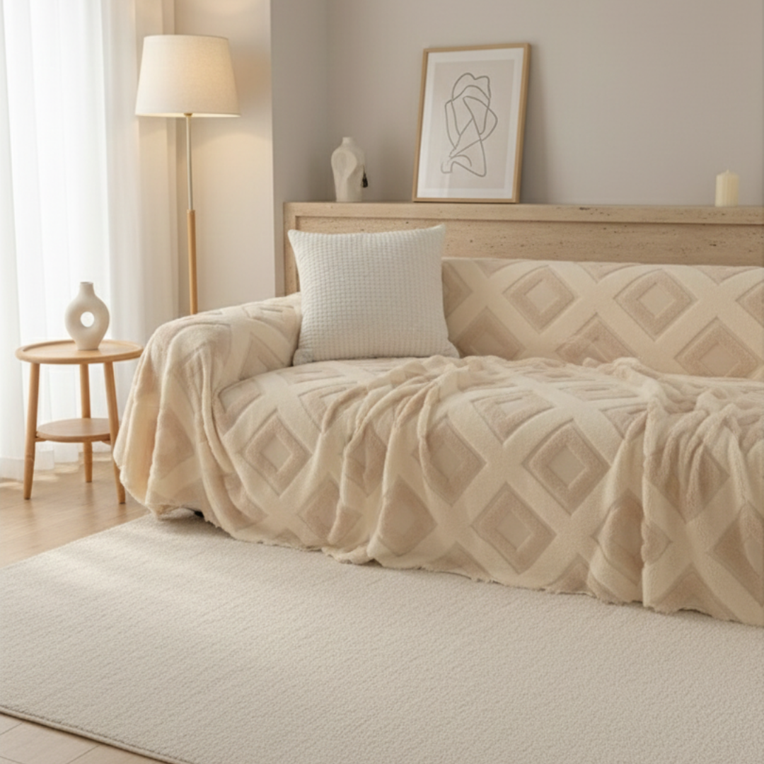 ダイヤリリーフフォルムソファカバー