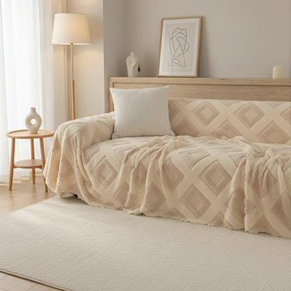 ダイヤリリーフフォルムソファカバー