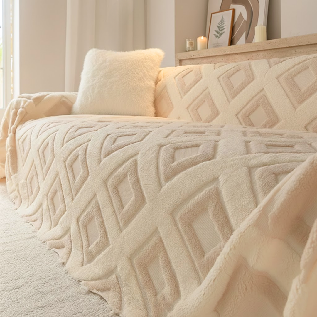 ダイヤリリーフフォルムソファカバー