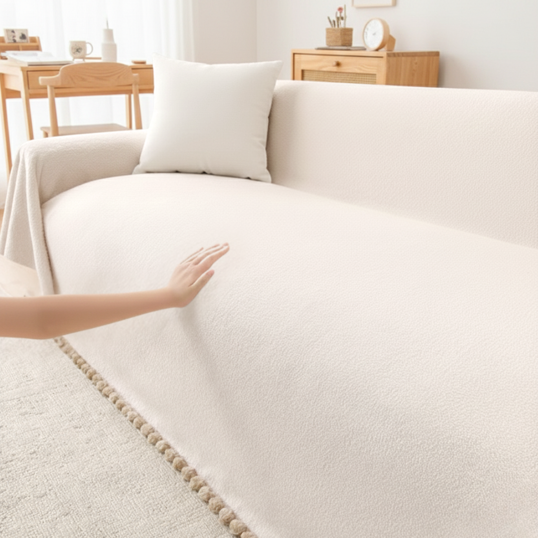 ソフトポンポンエッジソファカバー