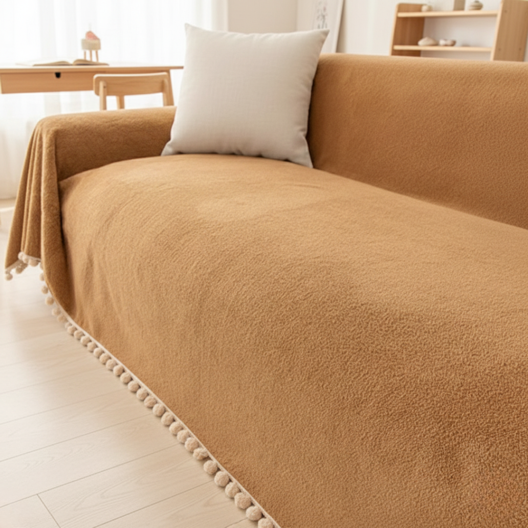 ソフトポンポンエッジソファカバー