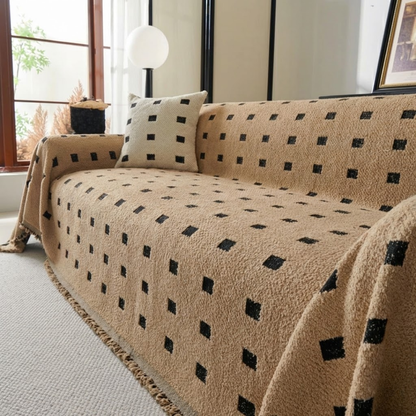 スクエアドットソファカバー