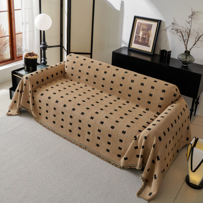 スクエアドットソファカバー