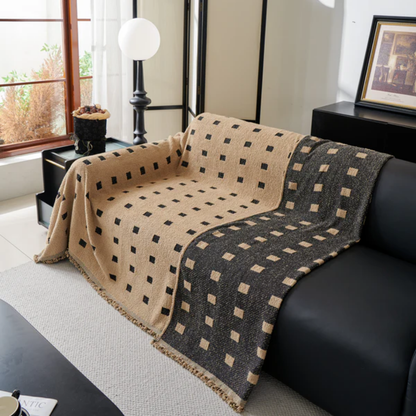 スクエアドットソファカバー