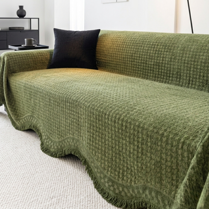 ノーブルウェーブパターンソファカバー