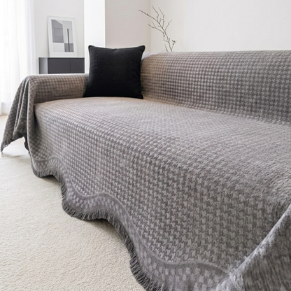 ノーブルウェーブパターンソファカバー