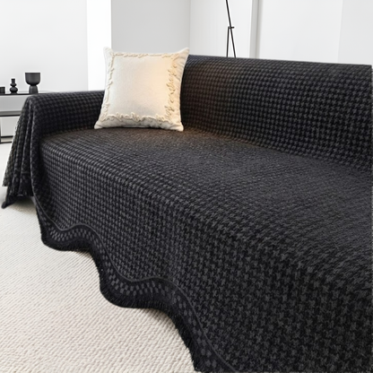 ノーブルウェーブパターンソファカバー