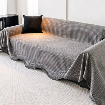 ノーブルウェーブパターンソファカバー