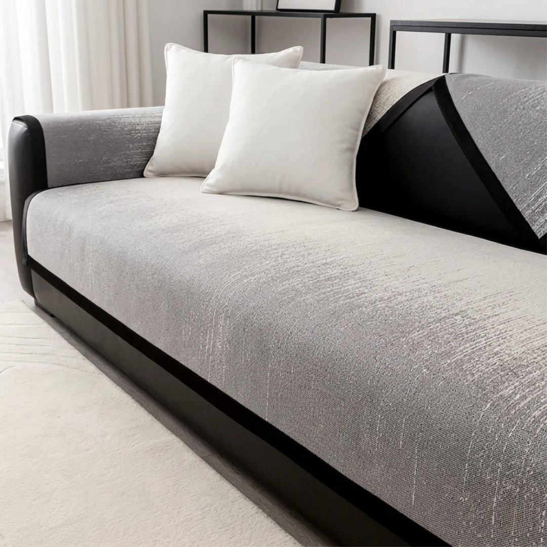 ニュアンスグラデーションソファカバー〔滑り止め付き〕