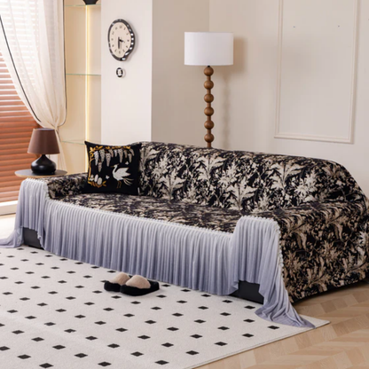 エレガンスプリーツチュールソファカバー